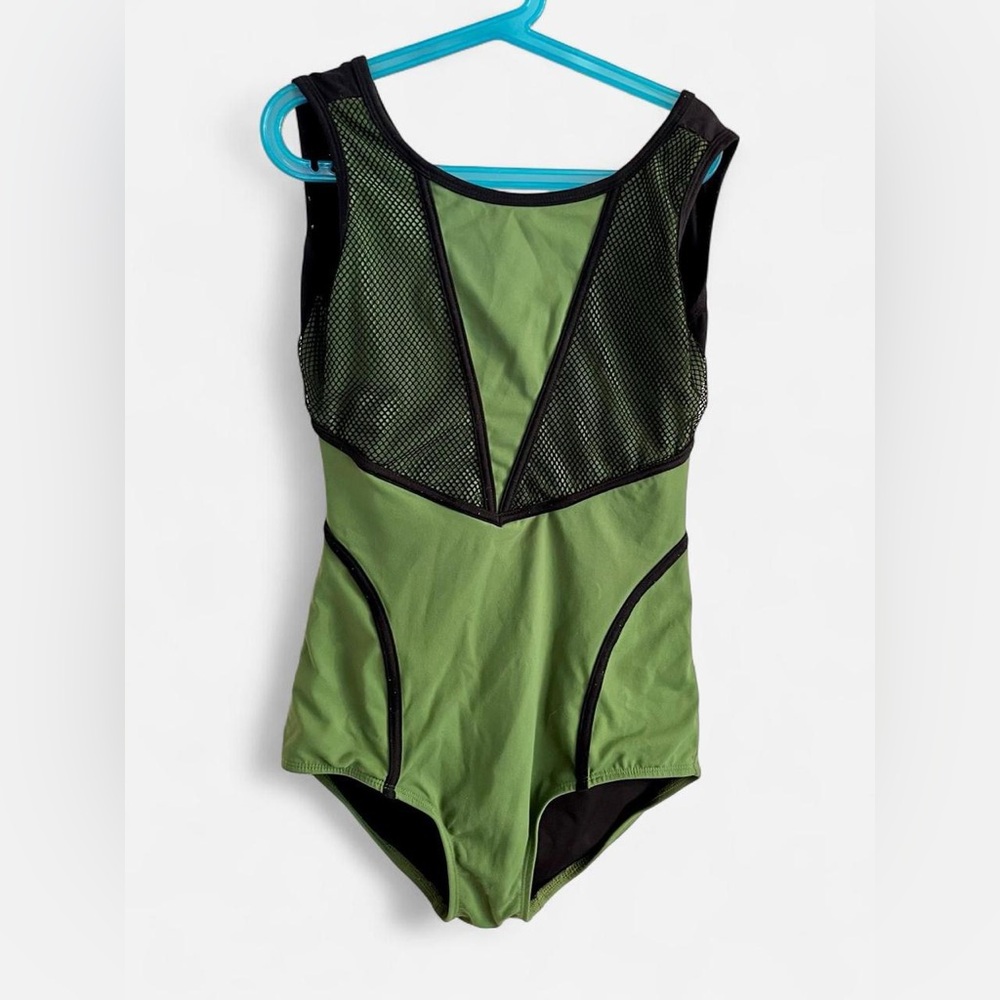 Green Dance Leotard